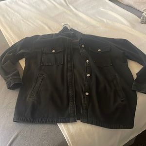 Black jean jacket